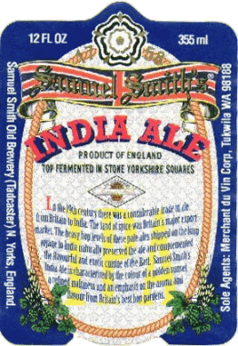 Samuel Smiths - India Ale (4 pack 12oz cans) (4 pack 12oz cans)